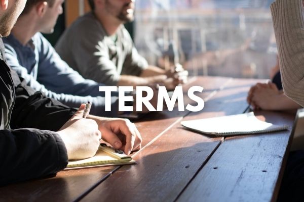 Terms of a settlement agreement